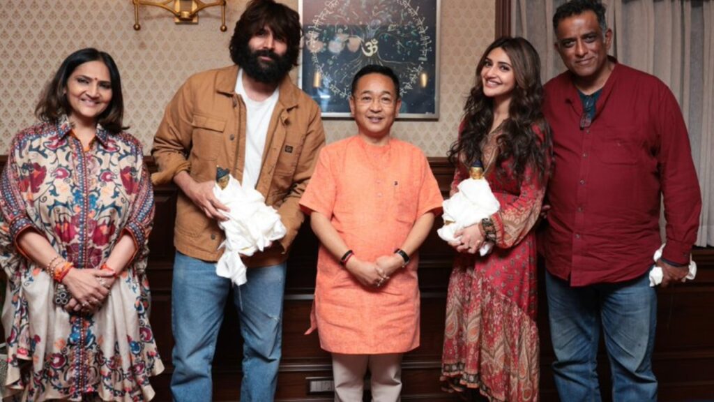 Sreeleela and Karthik Aryan Meets Sikkim Chief Minister Prem Singh Tamang Photo goes Viral