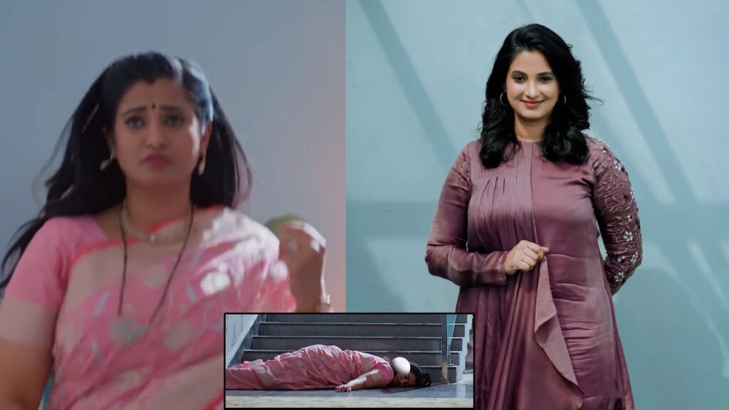Varanasi Soumya Shares Megha Sandesam Serial Promo She felt from Steps in Shoot