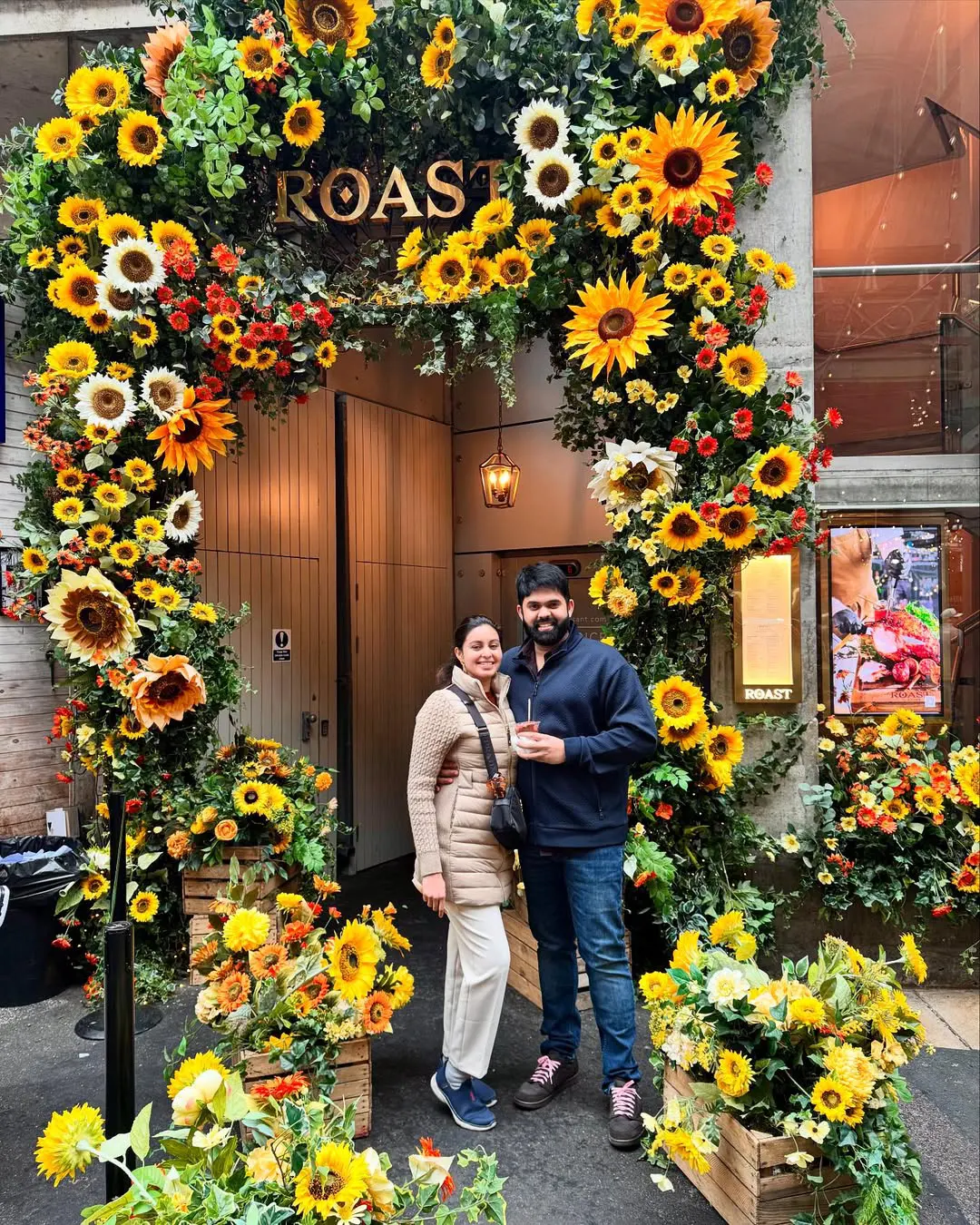 Abhinaya Enjoying Honeymoon Trip with her Husband Karthik in London