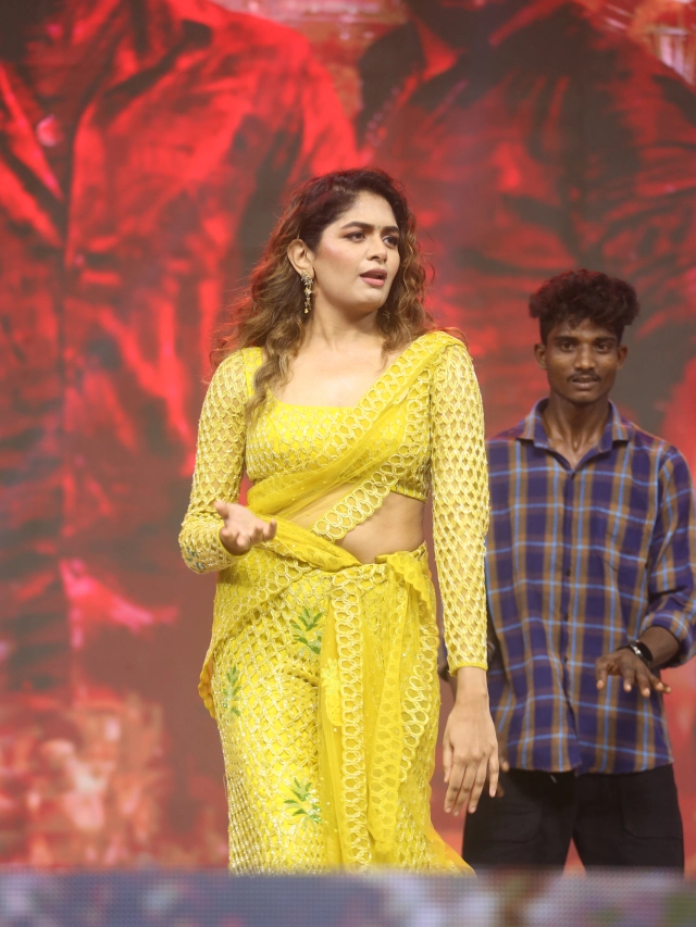 Aditi Shankar Shines in Bhairavam Launch Event