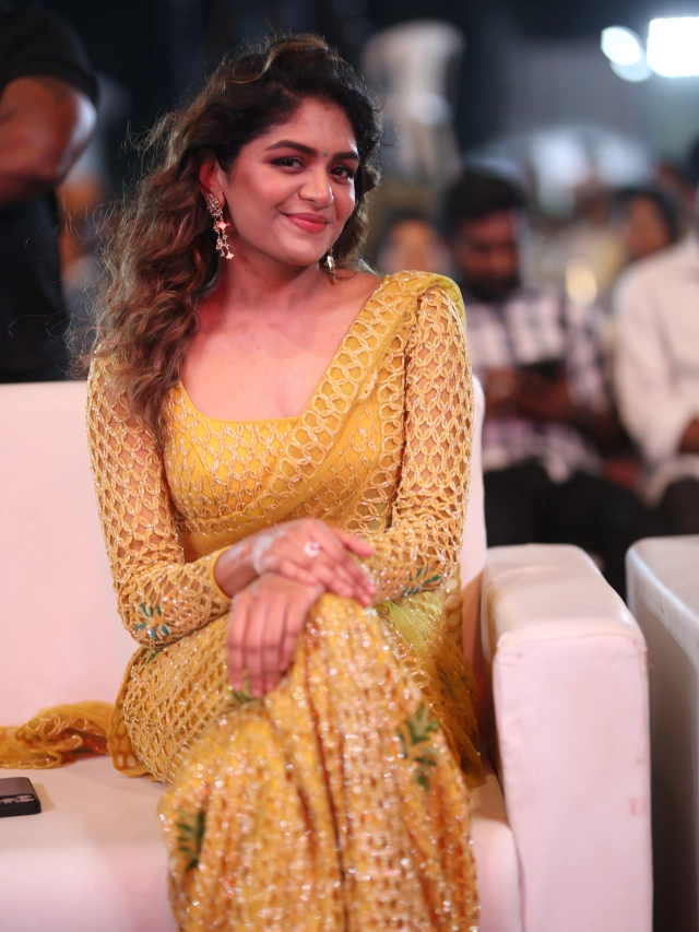 Aditi Shankar Shines in Bhairavam Launch Event