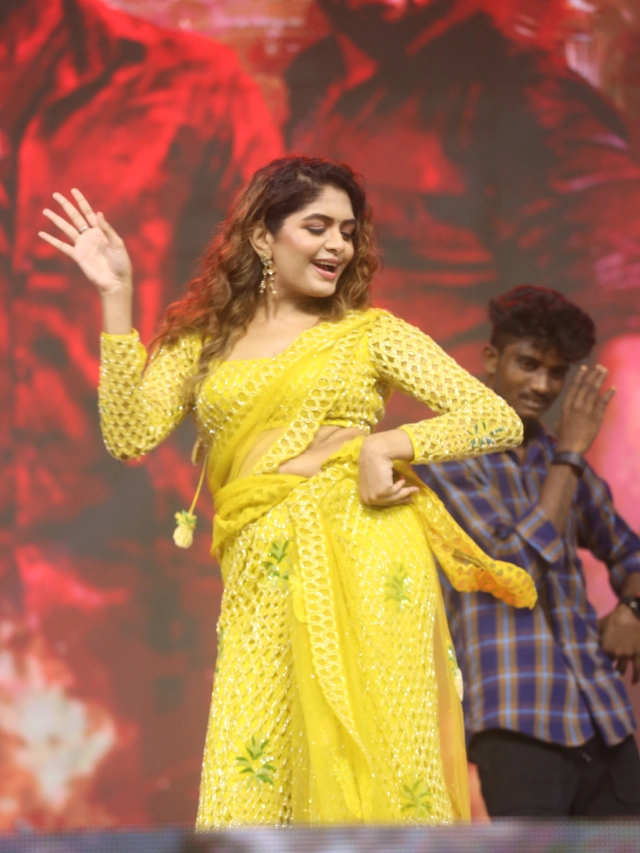 Aditi Shankar Shines in Bhairavam Launch Event