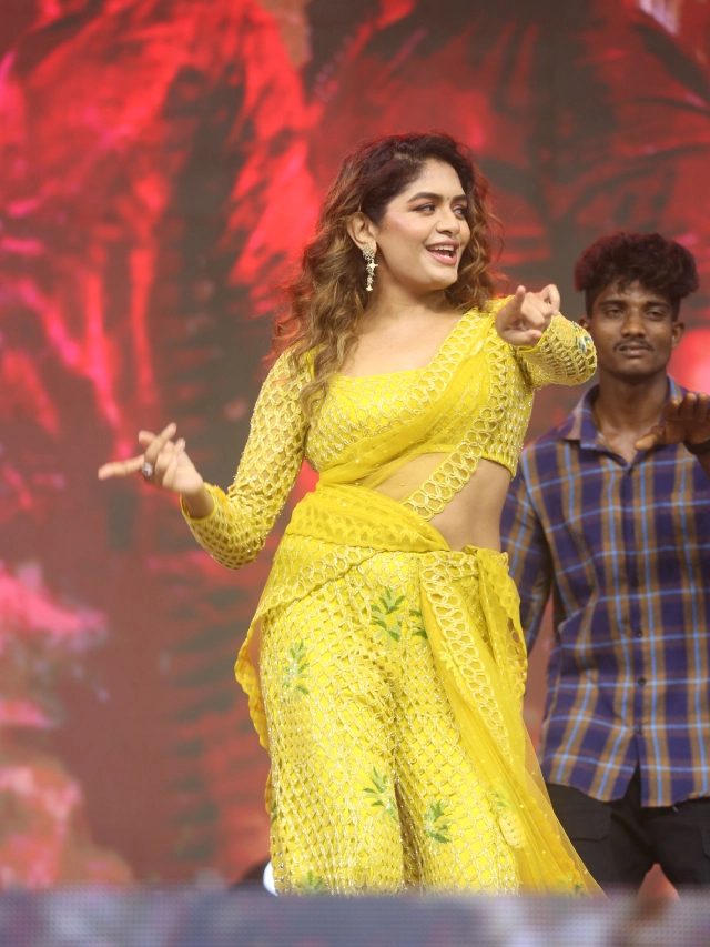 Aditi Shankar Shines in Bhairavam Launch Event