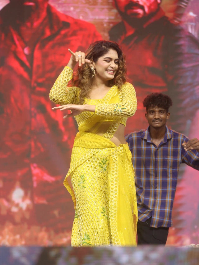Aditi Shankar Shines in Bhairavam Launch Event