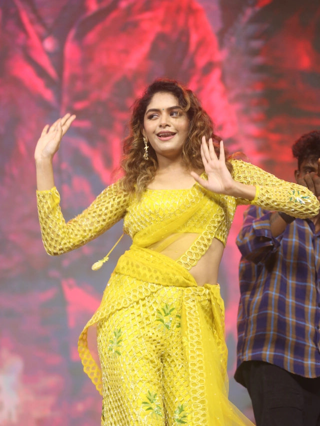 Aditi Shankar Shines in Bhairavam Launch Event