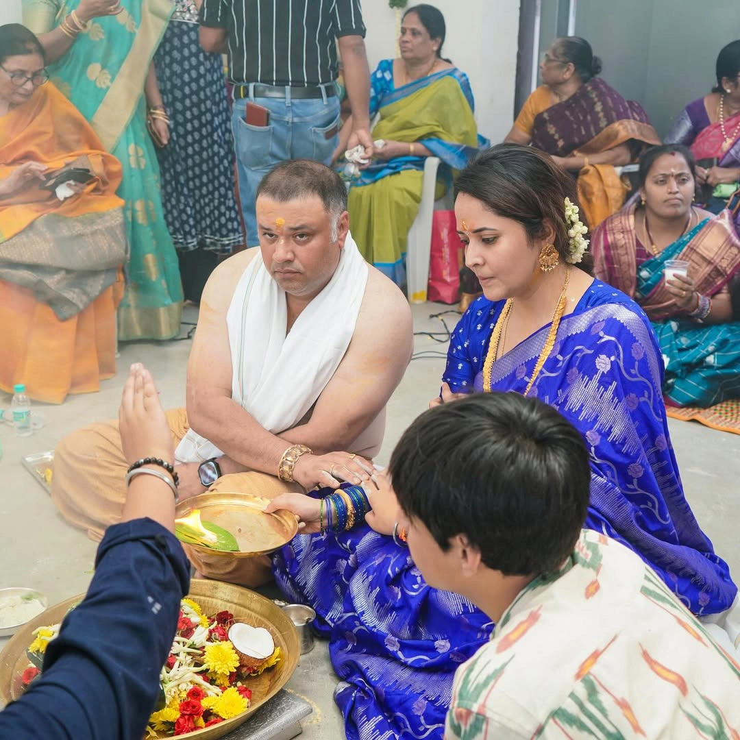 Anasuya Bharadwaj New House Opening Ceremony
