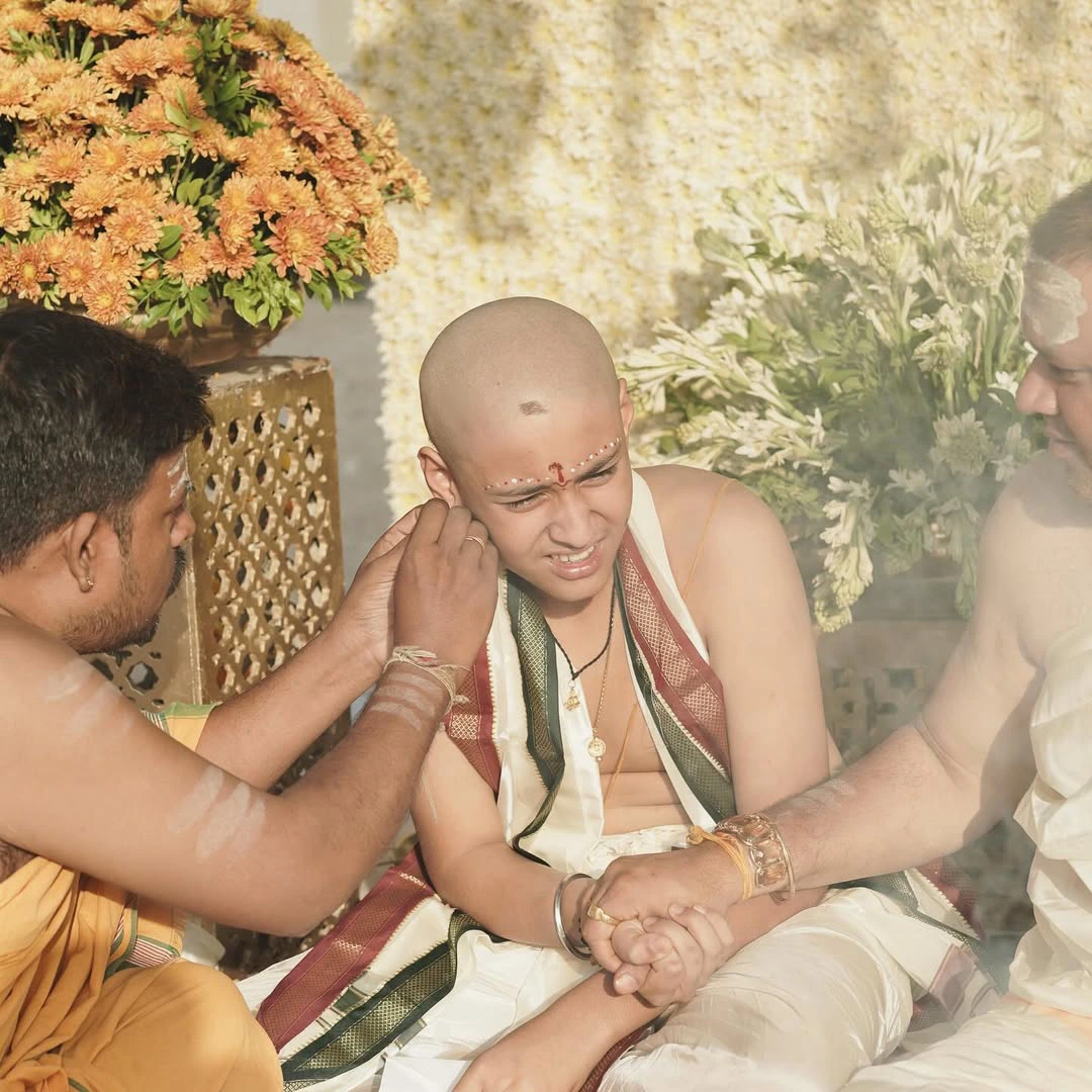 Anasuya Bharadwaj Son Upanayanam Ceremony Photos