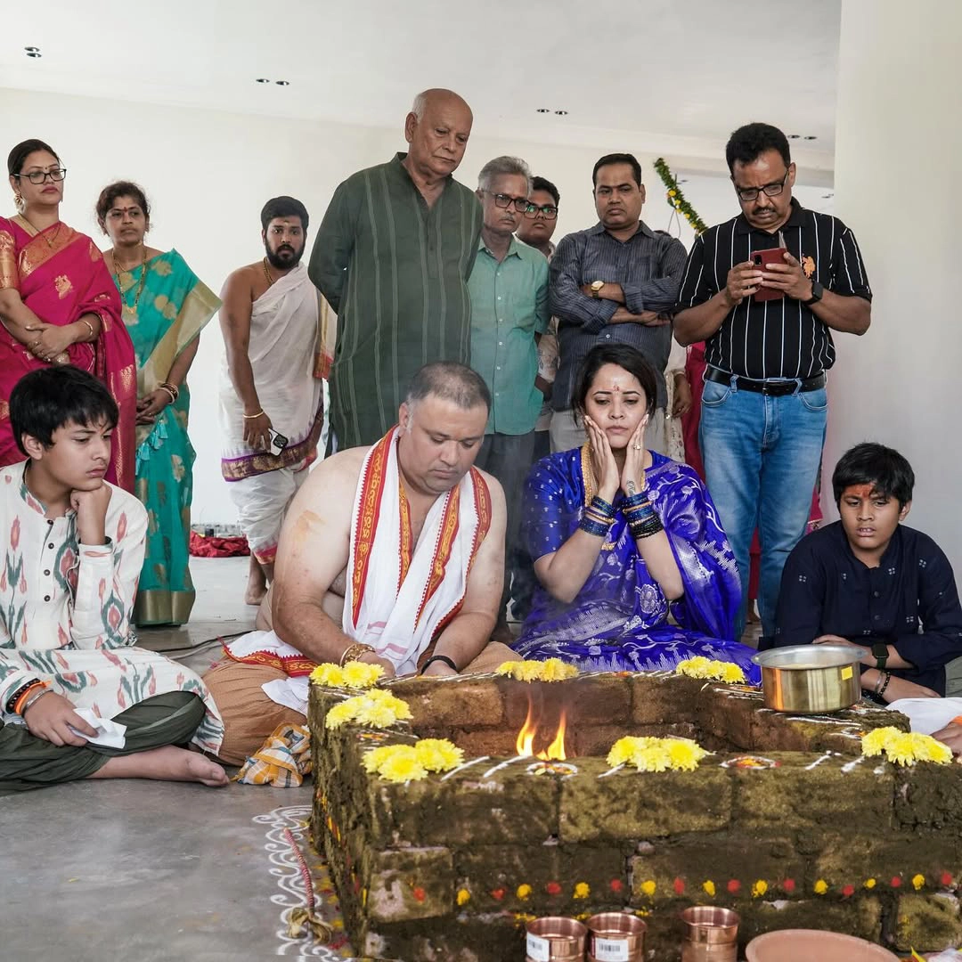 Anasuya Bharadwaj New House Opening Ceremony