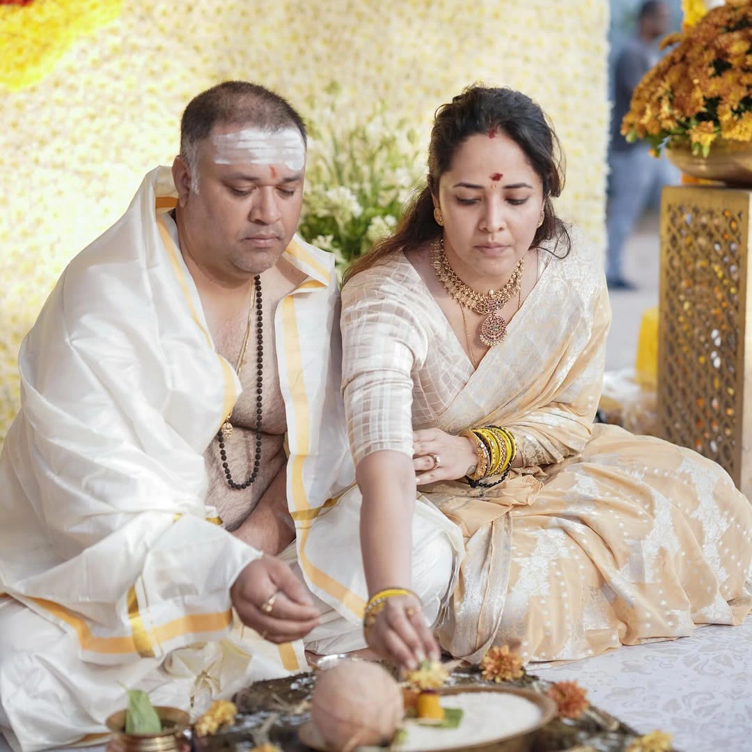 Anasuya Bharadwaj Son Upanayanam Ceremony Photos