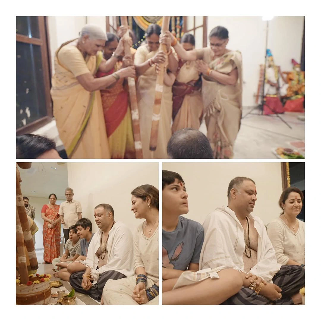 Anasuya Bharadwaj Son Upanayanam Ceremony Photos