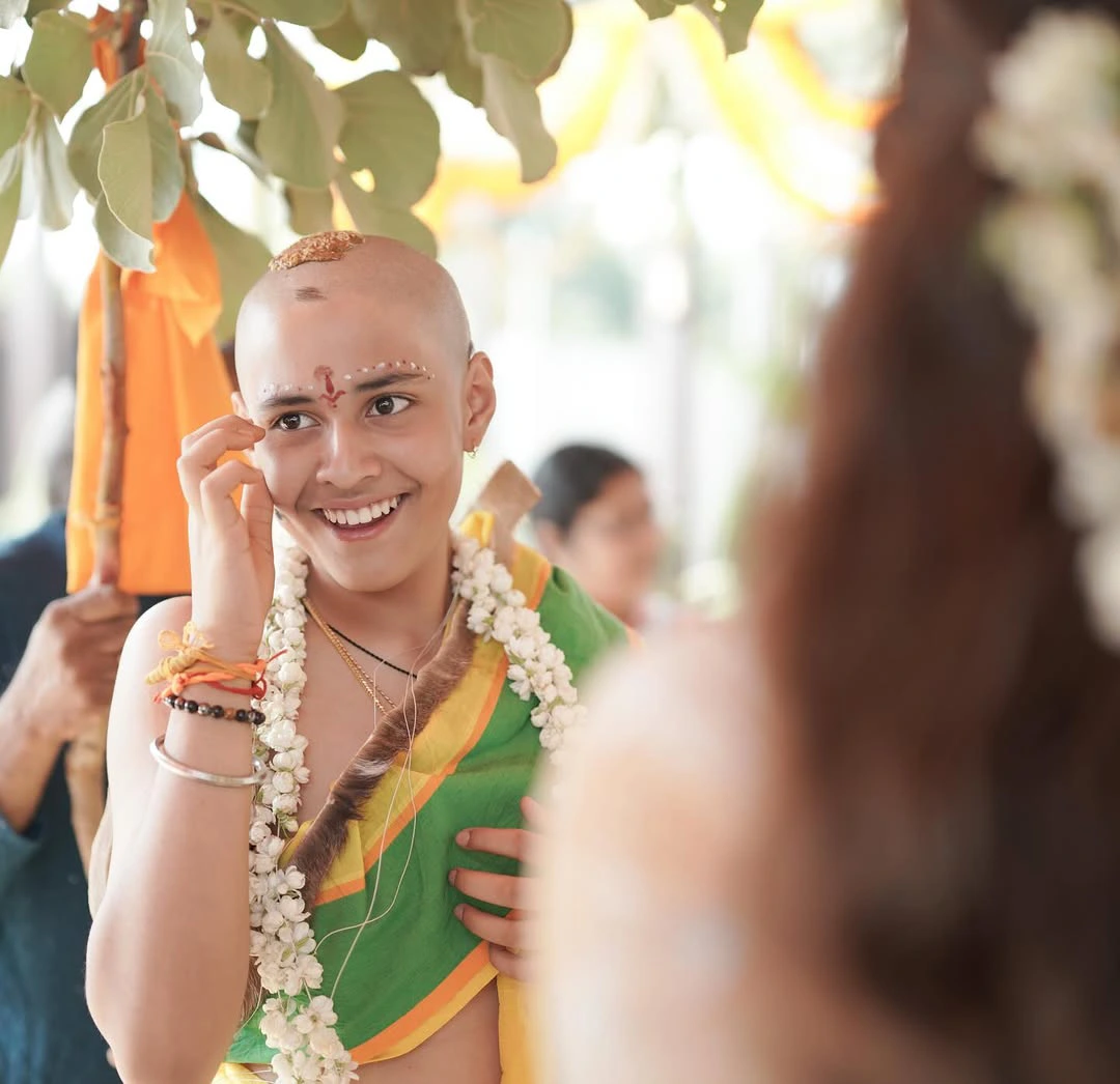 Anasuya Bharadwaj Son Upanayanam Ceremony Photos