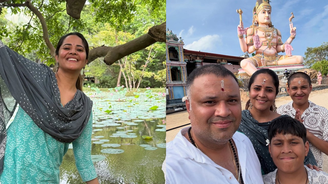 Anasuya Bharadwaj : శ్రీలంకలో అనసూయ.. ఫ్యామిలీతో వెకేషన్.. ఫొటోలు..