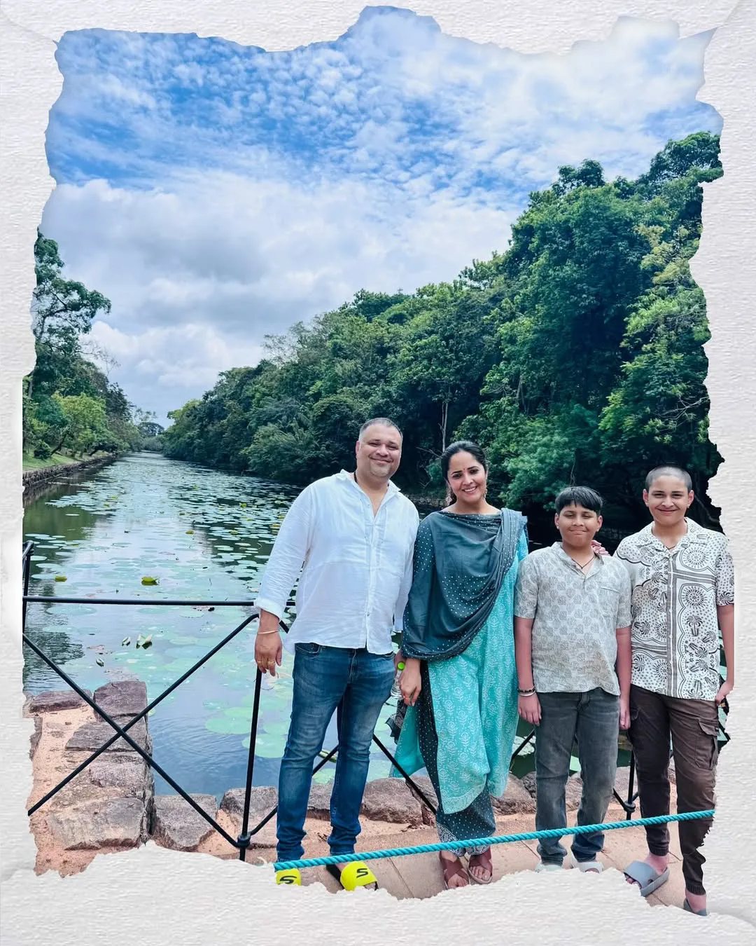 Anasuya Bharadwaj Sri Lanka Vacation with Family