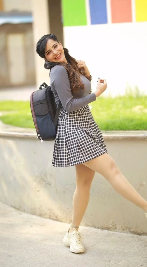 Ashu Reddy Stills in Short Skirt