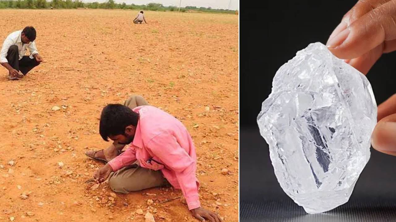 పొలానికి వెళ్తే జాక్పాట్ తగిలింది.. ఏకంగా 90లక్షల విలువైన వజ్రం లభ్యం.. వజ్రాల వేటకు క్యూకట్టిన ప్రజలు.. పొలానికి వెళ్తే జాక్పాట్ తగిలింది.. ఏకంగా 90లక్షల విలువైన వజ్రం లభ్యం.. వజ్రాల వేటకు క్యూకట్టిన ప్రజలు..