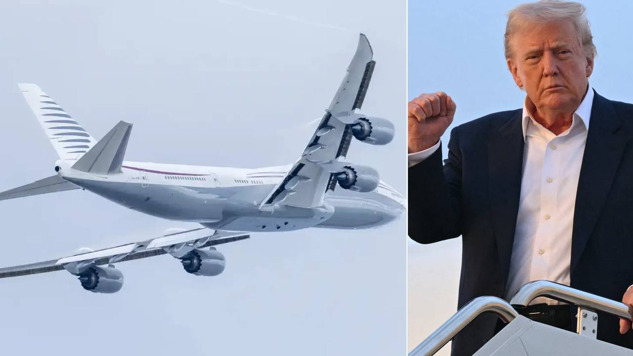 Donald Trump: డొనాల్డ్ ట్రంప్నకు లగ్జరీ విమానం గిఫ్ట్ ఇస్తోన్న ఖతార్.. దీని ధర ఎంతో తెలుసా..? చట్టవిరుద్ధం అంటూ విమర్శలు.. Donald Trump: డొనాల్డ్ ట్రంప్నకు లగ్జరీ విమానం గిఫ్ట్ ఇస్తోన్న ఖతార్.. దీని ధర ఎంతో తెలుసా..? చట్టవిరుద్ధం అంటూ విమర్శలు..