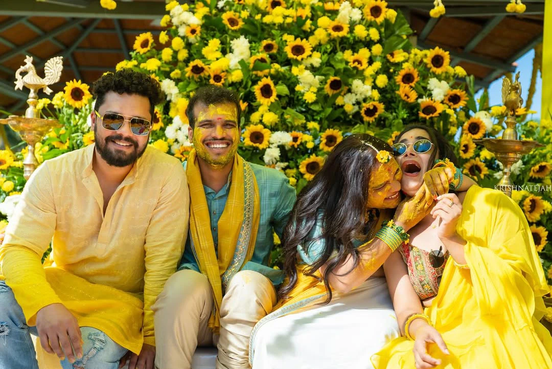 Actress Hari Teja Dance in her Sister Nithya Sangeeth Event