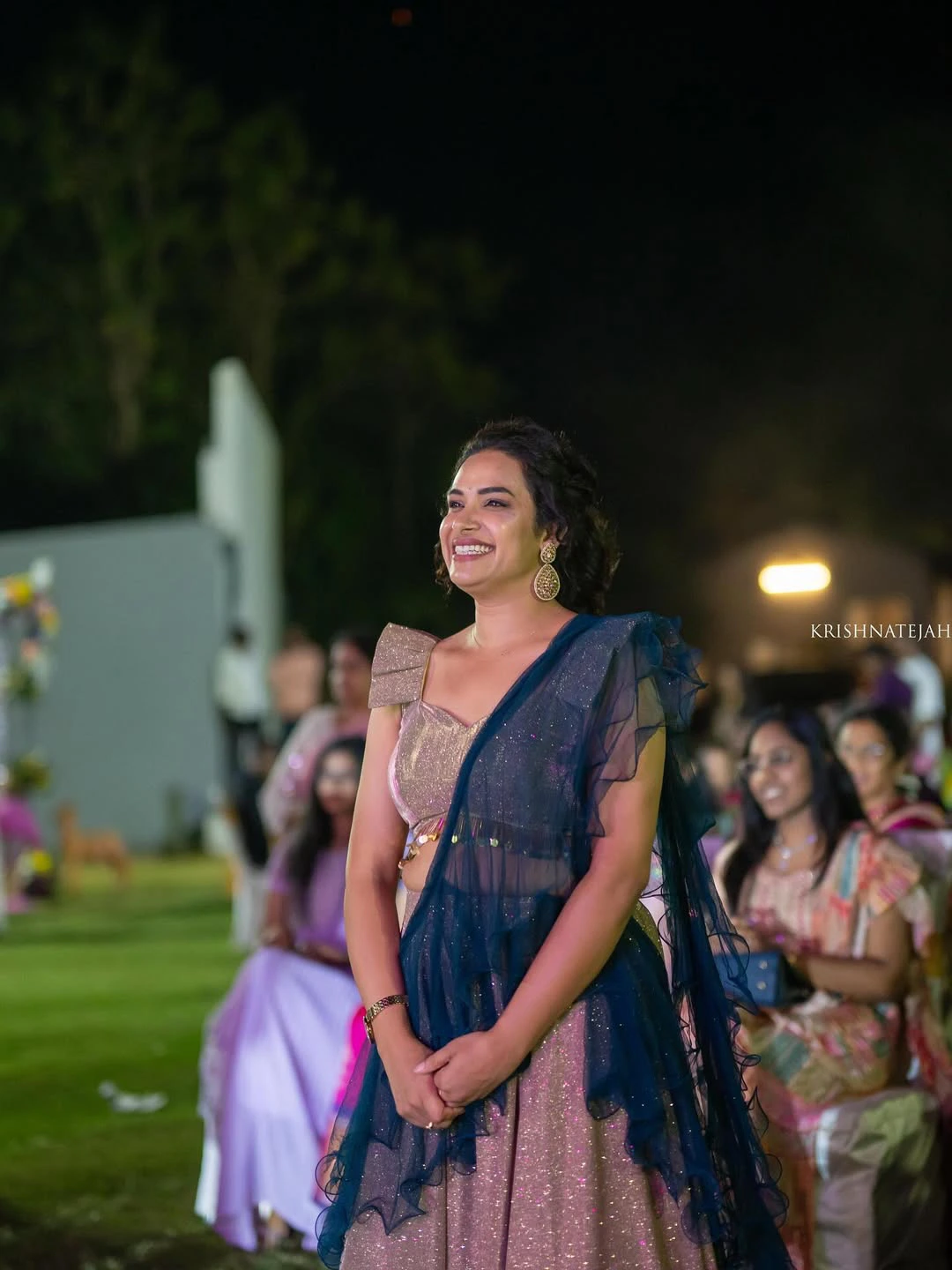 Actress Hari Teja Dance in her Sister Nithya Sangeeth Event