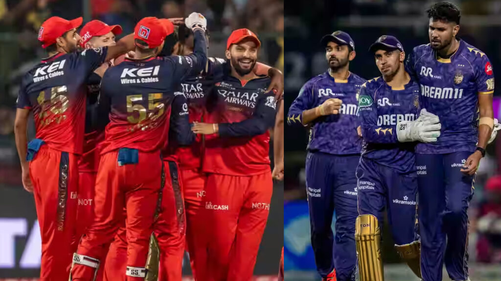 If kkr lost match to rcb today Kolkata will out of IPL 2025 playoff race