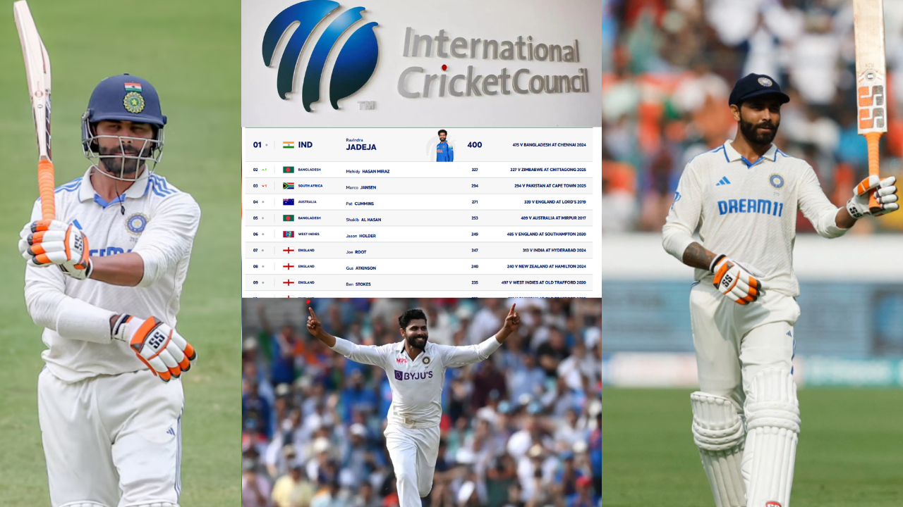 Ravindra Jadeja : చరిత్ర సృష్టించిన రవీంద్ర జడేజా.. ప్రపంచ క్రికెట్లో ఒకే ఒక్కడు.. కపిల్ దేవ్, కలిస్, ఇమ్రాన్ ఖాన్ వంటి దిగ్గజాలకు సాధ్యం కాలేదు.. Ravindra Jadeja : చరిత్ర సృష్టించిన రవీంద్ర జడేజా.. ప్రపంచ క్రికెట్లో ఒకే ఒక్కడు.. కపిల్ దేవ్, కలిస్, ఇమ్రాన్ ఖాన్ వంటి దిగ్గజాలకు సాధ్యం కాలేదు..