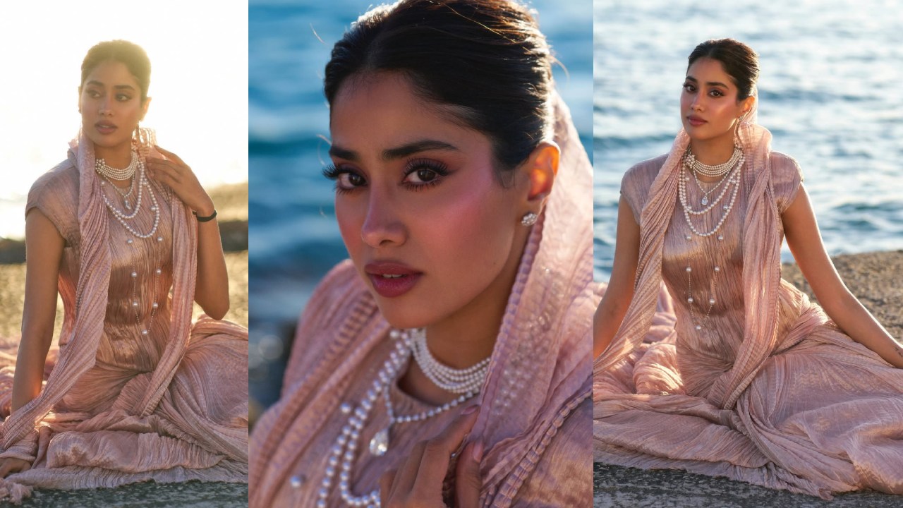 Janhvi Kapoor : కాన్స్ ఫిలిం ఫెస్టివల్ లో జాన్వీ కపూర్ హొయలు.. ముత్యాల దండలతో మురిపెంగా..