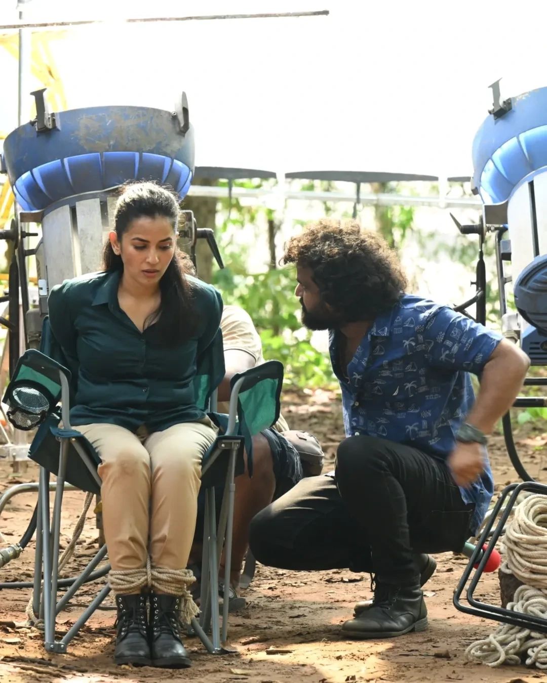 Komalee Prasad Shares Hit 3 Movie Working Stills