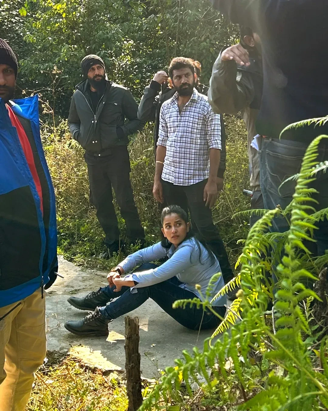 Komalee Prasad Shares Hit 3 Movie Working Stills
