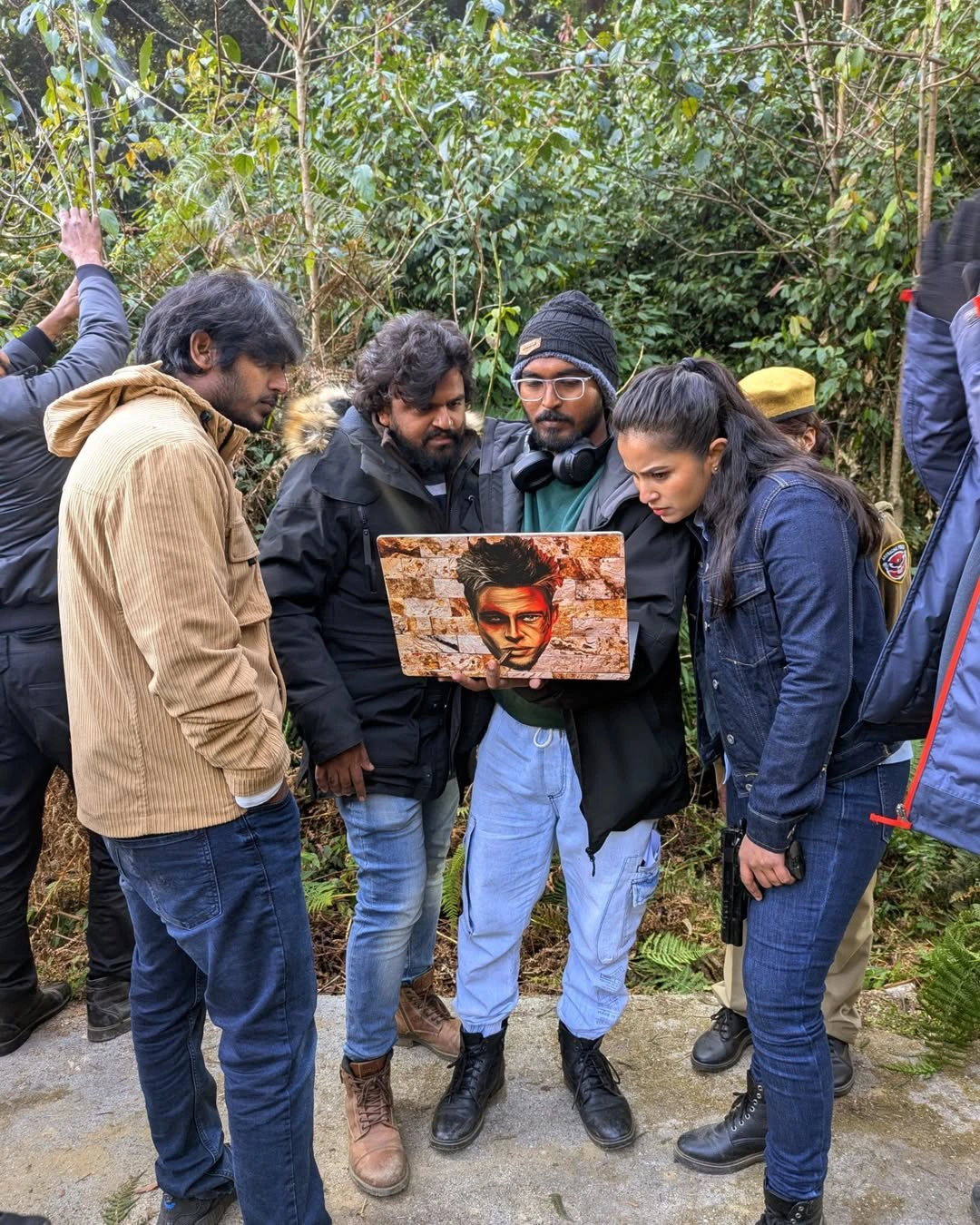 Komalee Prasad Shares Hit 3 Movie Working Stills