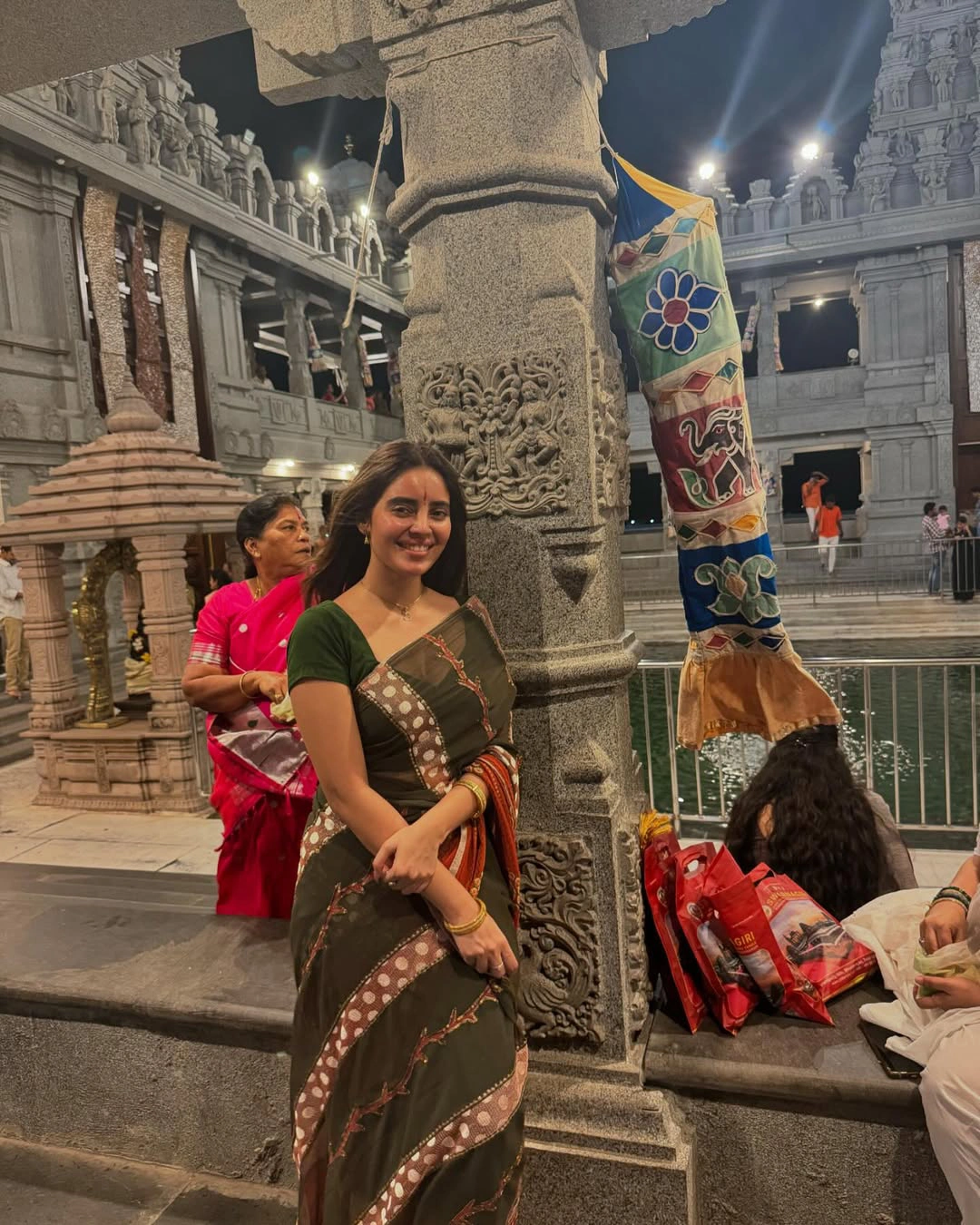 Kushitha Kallapu Went to Swarnagiri Temple