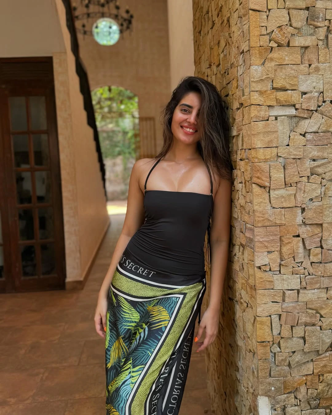 Kushitha Kallapu Enjoying at Swimming Pool