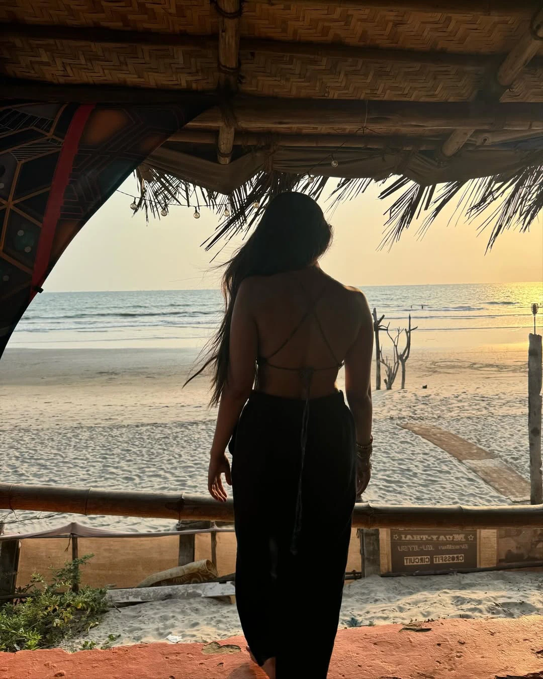 Kushitha Kallapu Enjoying in Beach
