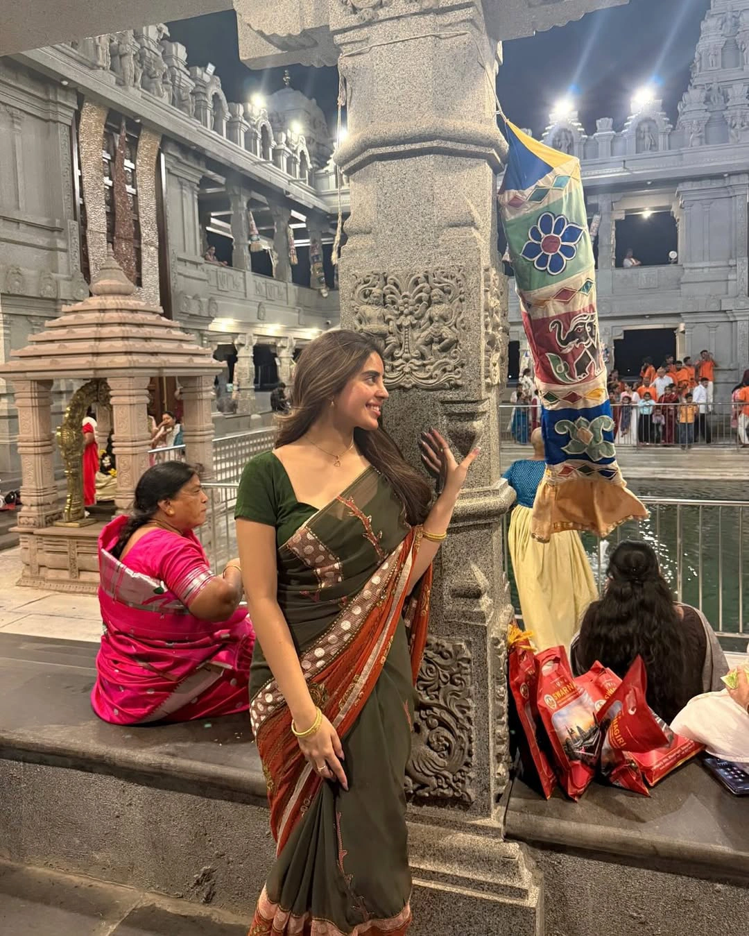 Kushitha Kallapu Went to Swarnagiri Temple