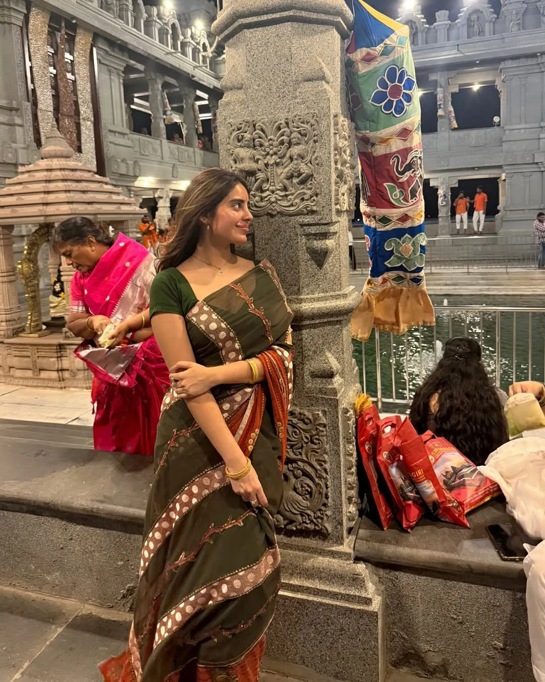 Kushitha Kallapu Went to Swarnagiri Temple