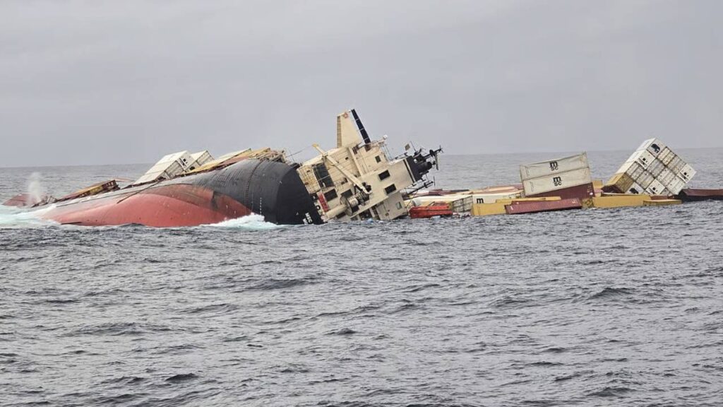 Liberian cargo ship