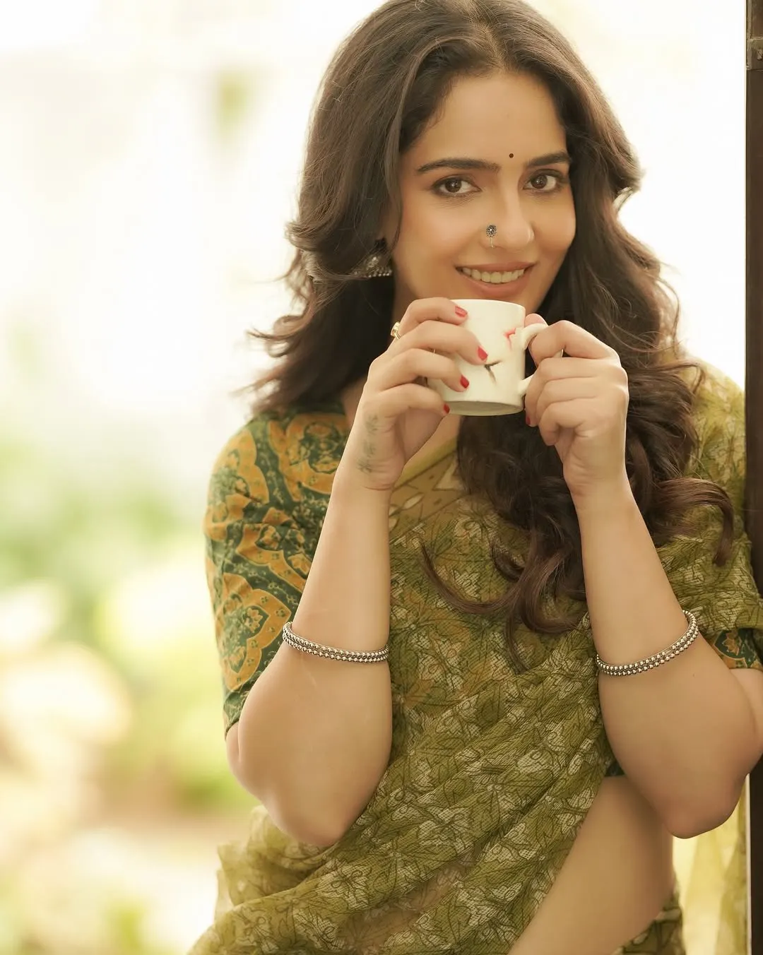 Malvi Malhotra Stunning Looks in Saree