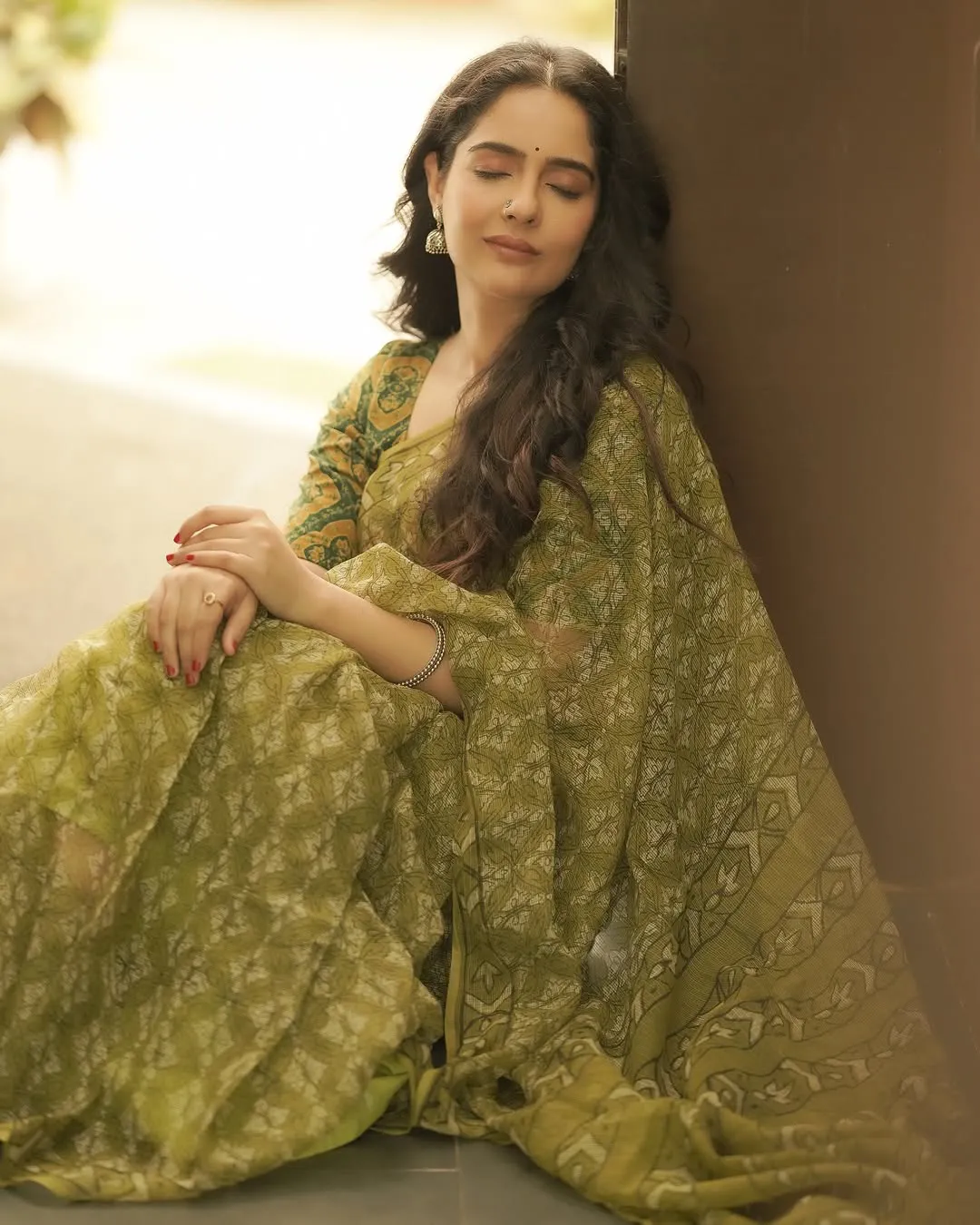 Malvi Malhotra Stunning Looks in Saree