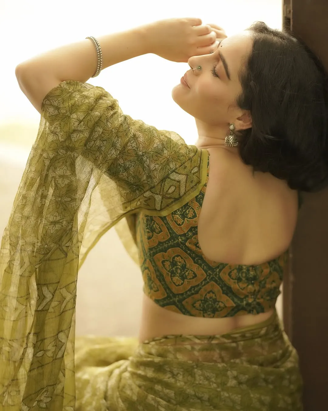 Malvi Malhotra Stunning Looks in Saree