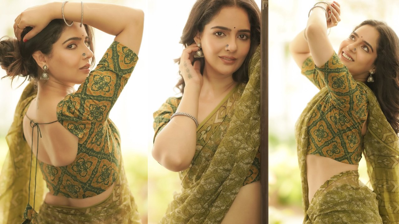 Malvi Malhotra : రాజ్ తరుణ్ రూమర్ గర్ల్ ఫ్రెండ్.. ‘మాల్వి మాల్హోత్ర’.. చీరలో ఎంత అందంగా ఉందో..