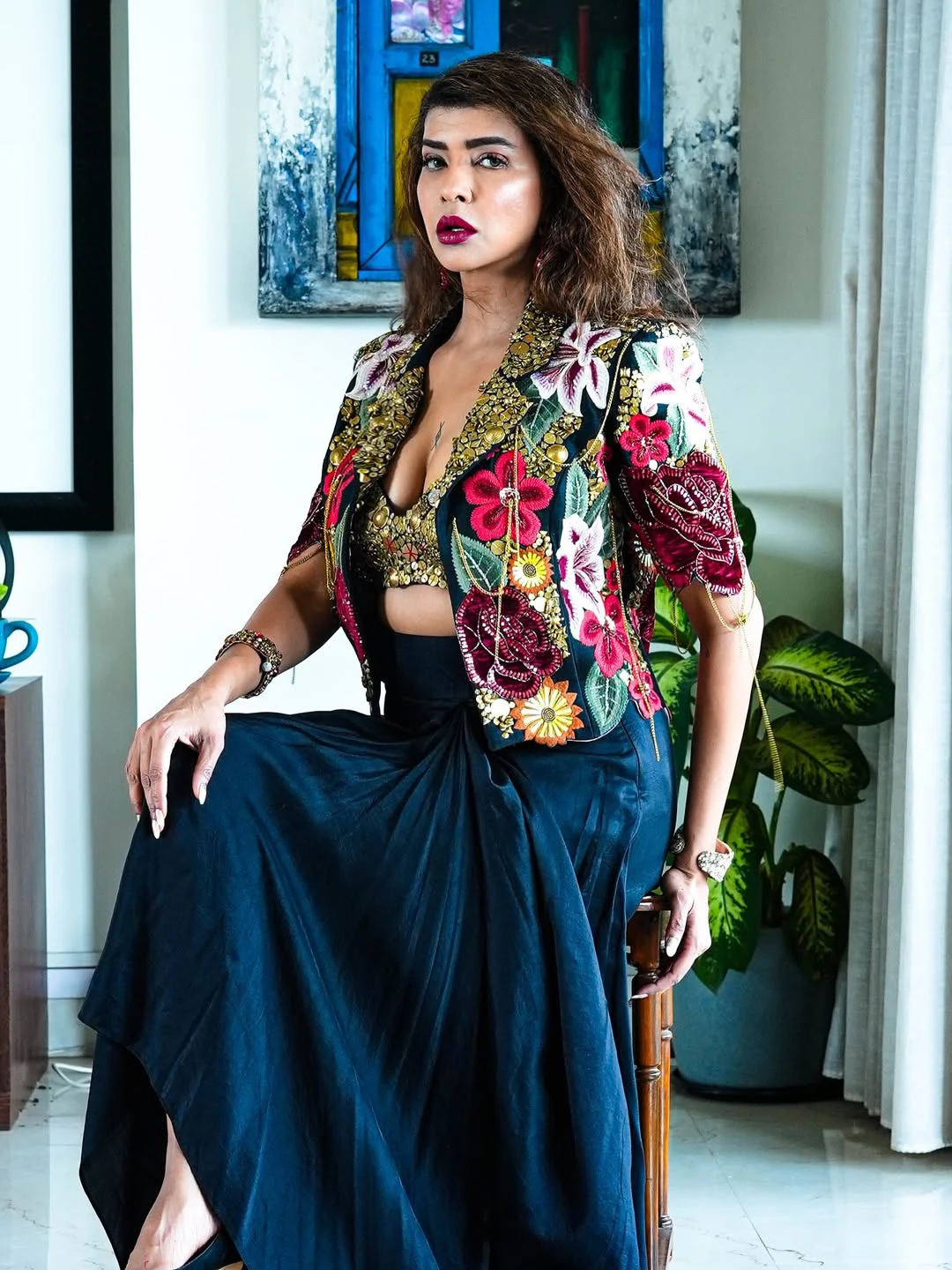 Manchu Lakshmi Sizzling Photos with Showing her Tattoo