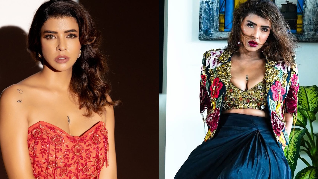 Manchu Lakshmi : బాబోయ్.. మంచు లక్ష్మి హాట్ పోజులు.. అక్కడ టాటూ చూపిస్తూ..