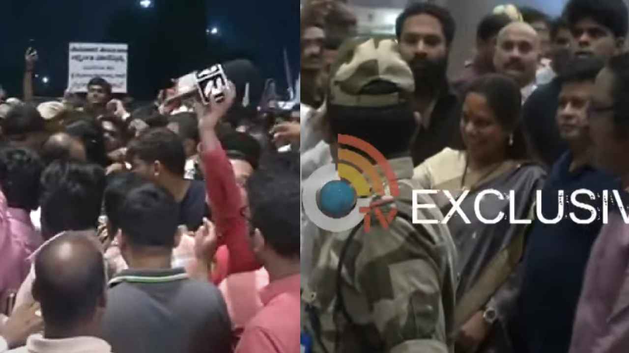 Mlc Kavitha: అమెరికా నుంచి హైదరాబాద్కు కవిత.. ఘనస్వాగతం పలికిన జాగృతి నేతలు, అభిమానులు.. కనిపించని బీఆర్ఎస్ నేతలు.. Mlc Kavitha: అమెరికా నుంచి హైదరాబాద్కు కవిత.. ఘనస్వాగతం పలికిన జాగృతి నేతలు, అభిమానులు.. కనిపించని బీఆర్ఎస్ నేతలు..