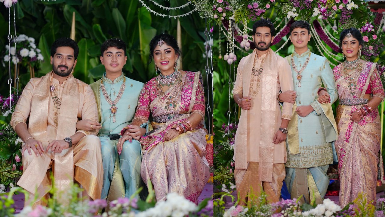 Nirupam Paritala Son : కార్తీకదీపం డాక్టర్ బాబు కొడుకు ధోతి ఫంక్షన్.. ఫోటోలు చూశారా?