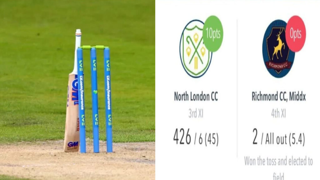 1 run 1 wide 10 wickets English Cricket Team Bowled Out For Two After Conceding 426