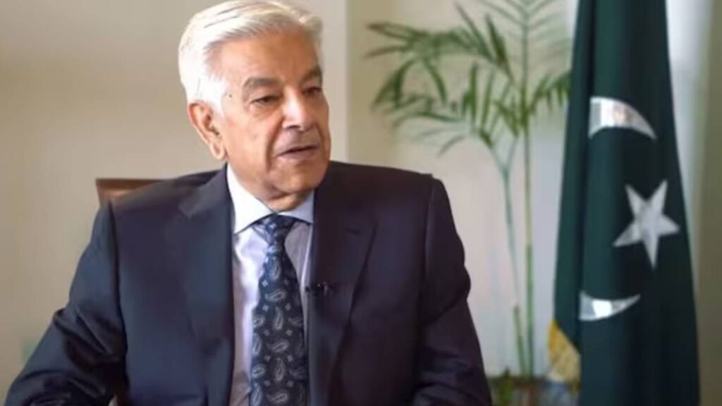 Pakistan Defense Minister Khawaja Asif