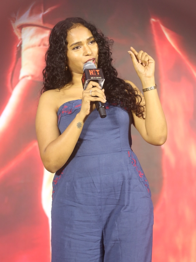 Pavani Karanam in Hit 3 Success Celebrations