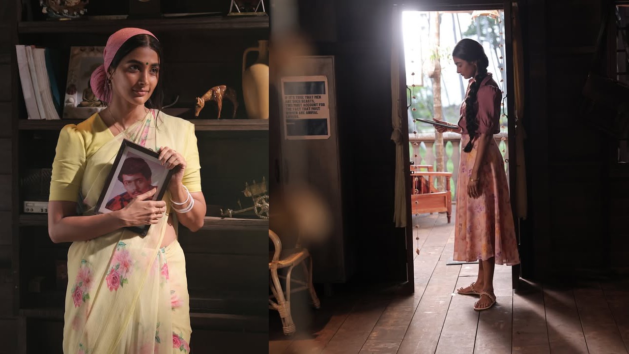 Pooja Hegde : ‘రెట్రో’ సినిమా నుంచి పూజా హెగ్డే వర్కింగ్ స్టిల్స్..