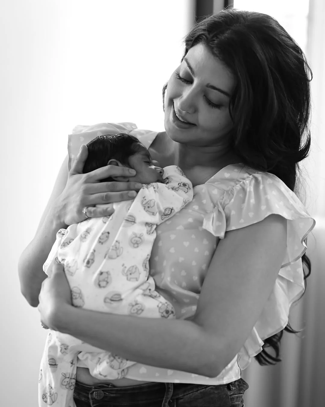 Pranita Subhash Mothers Day Special Photos with Her Children