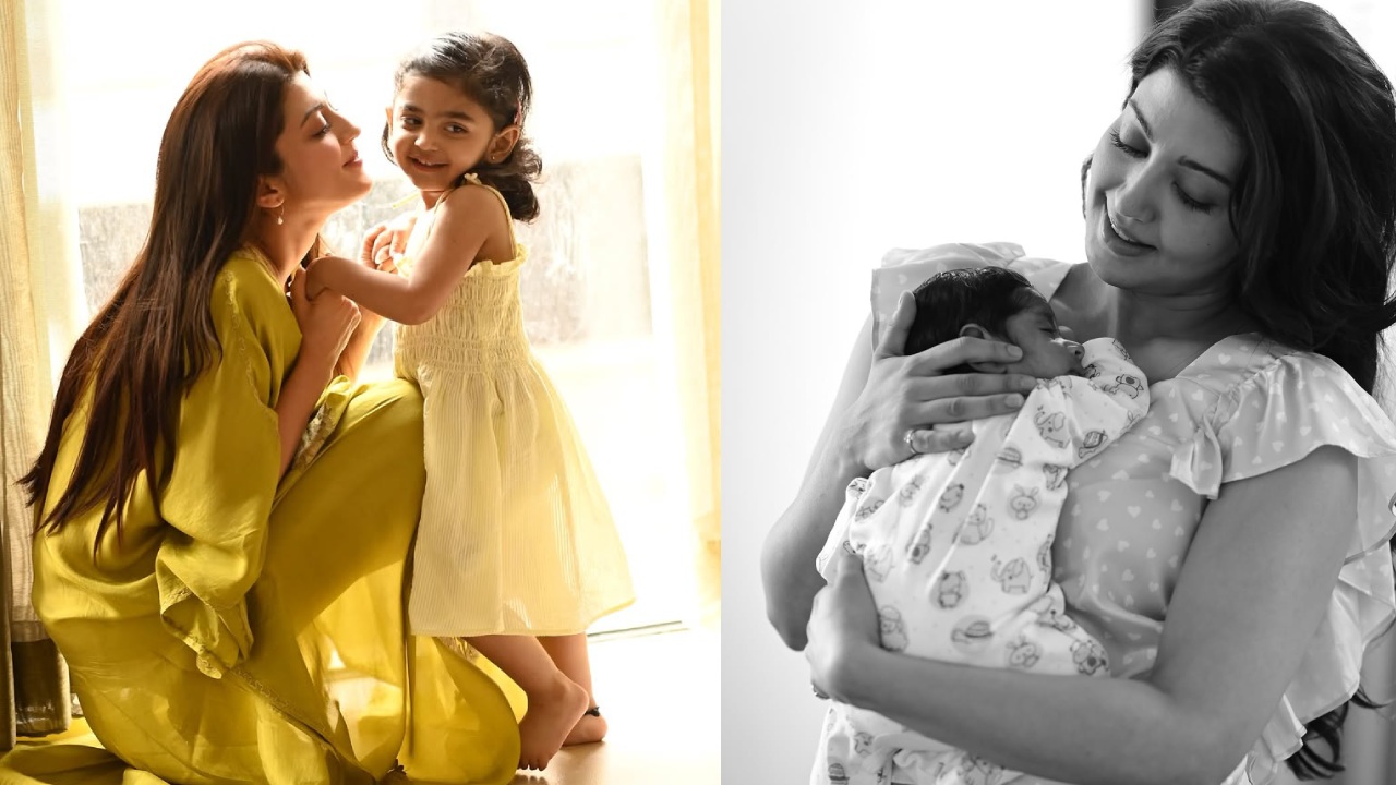 Pranitha Subhash : మదర్స్ డే స్పెషల్.. తన ఇద్దరు పిల్లలతో హీరోయిన్ ప్రణీత క్యూట్ ఫోటోలు..