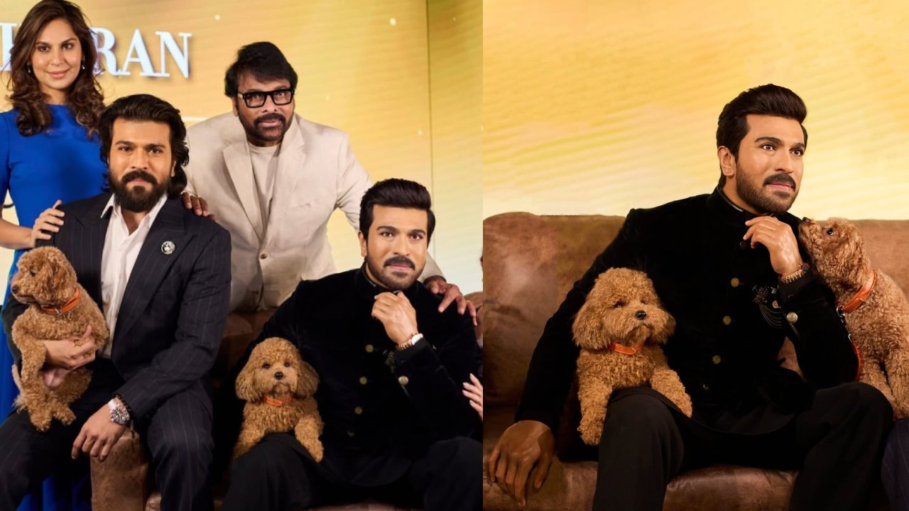 Ram Charan Wax Statue : రామ్ చరణ్ మైనపు విగ్రహంతో మెగా ఫ్యామిలీ.. ఫొటోలు చూశారా?
