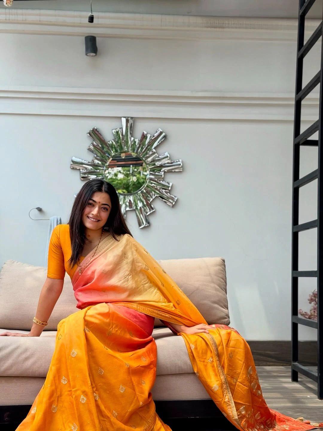 Rashmika Mandanna Cute Photos in Saree